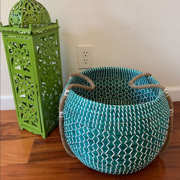 Modern Village Designer Basket (Teal) - Picture 14 of 16